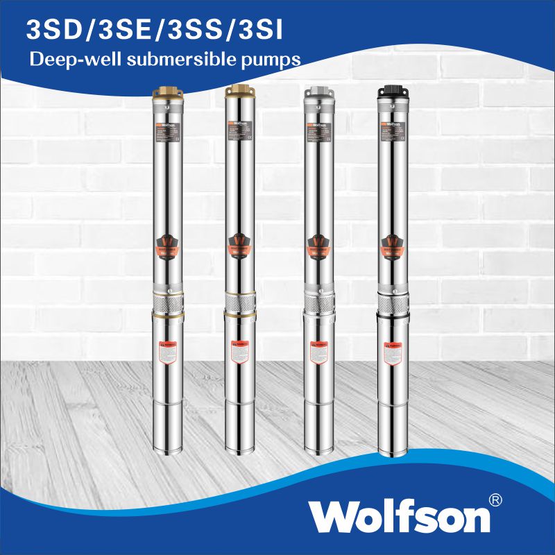 3SD/3SE/3SS/3SI Deep-well submersible pumps