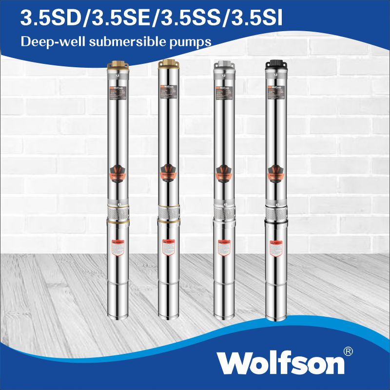 3.5SD/3.5SE/3.5SS/3.5SI Deep-well submersible pumps